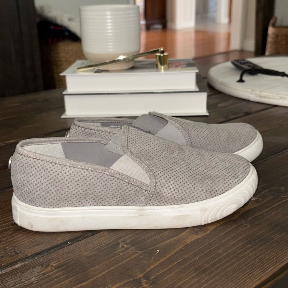 Gray Slip-On Men's Shoes